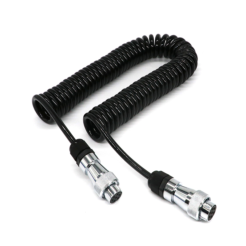 FSATECH CA20701-xxM Double 7 Pin female spring trailer cable